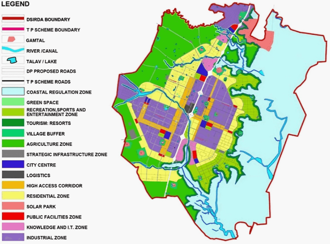 Dholera Smart City Map